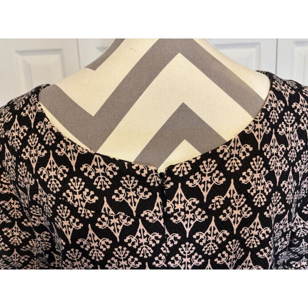 BODEN Talia Textured Dress 8 Long Career Office Classic Empire Waist Black - Picture 6 of 8